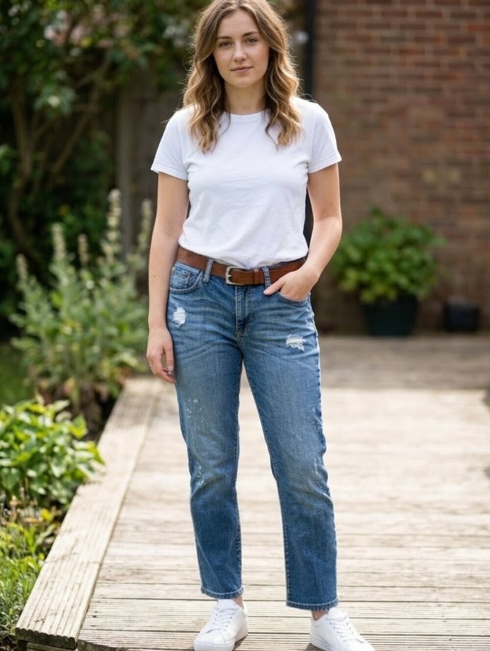 Y2K Arizona Jeans-Distressed Boyfriend Cut 11 Juniors